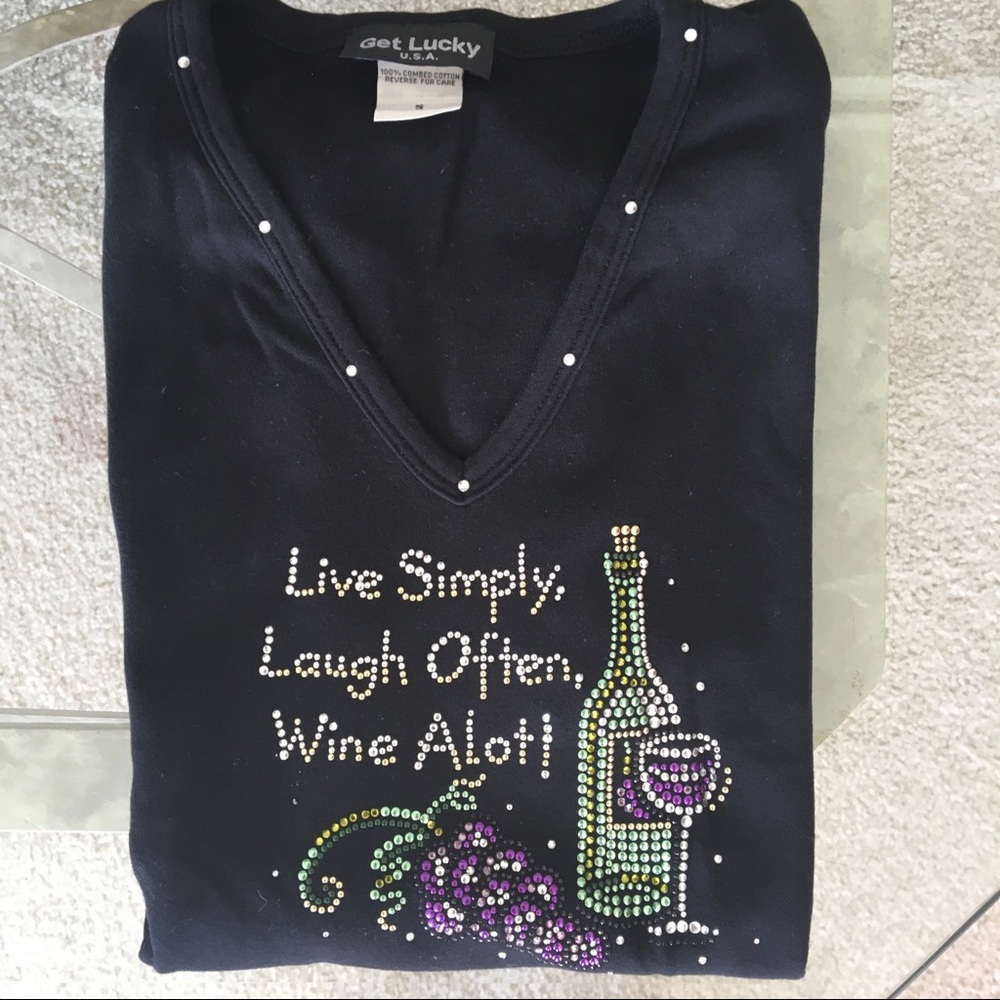 Beaded T-shirt